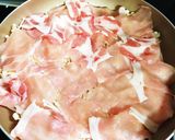 豚肉ともやしの和風梅肉蒸し作り方3写真