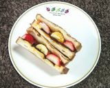 W生チョコとクリームのホットサンド作り方4写真