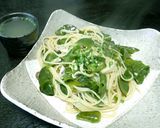 【生めかぶパスタ＆スープ】磯の香り♪作り方4写真