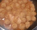 白菜と肉だんごのガリトマ風煮込み作り方5写真