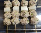 鶏つくねとアスパラの肉巻き作り方6写真