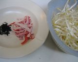 シャンタンで簡単♪もやしの彩り中華サラダ作り方1写真