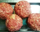 あらびき牛肉100%☆ハンバーグ作り方4写真