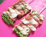 鶏つくねとアスパラの肉巻き作り方18写真