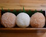 おめでたい☆紅白ちぎりむすび弁当作り方3写真