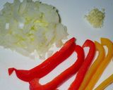 パラパラご飯のパエリアの焼き方　作り方1写真