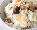 味付き油揚げで簡単　炊き込みご飯作り方5写真