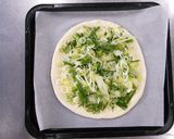 たっぷりネギとどじょうのピザ（醤油マヨ）作り方7写真