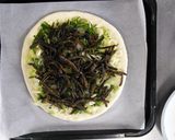 たっぷりネギとどじょうのピザ（醤油マヨ）作り方8写真