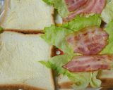 ☆ﾍﾞｰｺﾝ半熟たまごｻﾝﾄﾞ☆作り方10写真