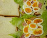 ☆ﾍﾞｰｺﾝ半熟たまごｻﾝﾄﾞ☆作り方15写真