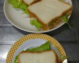 ☆ﾍﾞｰｺﾝ半熟たまごｻﾝﾄﾞ☆作り方17写真