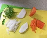 簡単♪水菜のシャキシャキサラダ♪作り方1写真