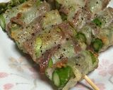 鶏つくねとアスパラの肉巻き作り方21写真