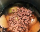 大根ひき肉（鳥もも）のトロトロあんかけ作り方3写真