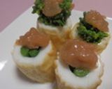 菜の花と竹輪の酢みそのせ　オードブル風作り方9写真