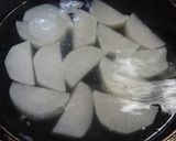 大根とごぼうと油揚げの煮物作り方1写真