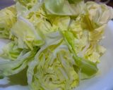 春キャベツと新たまねぎの鶏のミルク煮作り方1写真