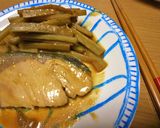 ノンストップ白米★鰤と牛蒡の生姜味噌煮作り方4写真