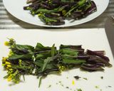 紅菜苔と言えばやっぱり中華炒め!作り方1写真