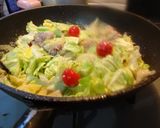 春キャベツと新たまねぎの鶏のミルク煮作り方14写真