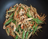 常備菜☆ごぼうといんげんの味噌炒め作り方4写真