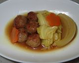 キャベツと玉ねぎのカレー味ふわふわ肉団子作り方14写真