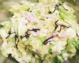 春きゃべつと塩こんぶのサラダ作り方4写真