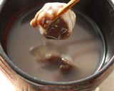 塩味饅頭de簡単☆お汁粉作り方4写真