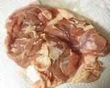 揚げない 鶏肉de酢豚作り方1写真