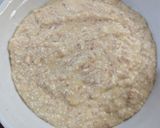 ヘルシー！豆腐と鶏卵のレンジ蒸し～舞茸餡作り方2写真