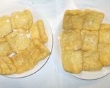 卵・油揚・ひき肉の巾着♪油揚げの巾着煮る作り方3写真