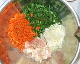 卵・油揚・ひき肉の巾着♪油揚げの巾着煮る作り方4写真