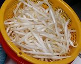 もやしとほうれん草ののっけたまご作り方3写真
