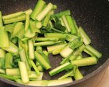 とろ〜り★納豆チーズの小松菜炒め作り方5写真