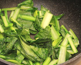 とろ〜り★納豆チーズの小松菜炒め作り方6写真