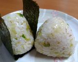 ねぎ塩にんにくのオイルおにぎり作り方4写真
