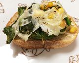 ほうれん草のソテーでオープンサンド作り方8写真