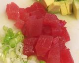 ハワイアン風マグロのポキ丼作り方1写真