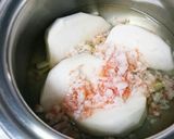 ふんわり、白かぶの春色あんかけ作り方3写真