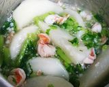 ふんわり、白かぶの春色あんかけ作り方4写真