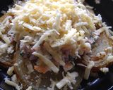 ハム卵マヨ乗せ♡玉ねぎのカレーチーズ焼き作り方10写真