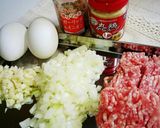 ☆ガーリック炒飯*サンチュ巻き☆作り方1写真