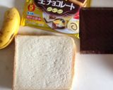スライス生チョコで簡単トースト♪作り方1写真