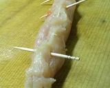 明太子のささみロール焼き作り方3写真