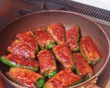 ピーマンのひき肉詰め作り方9写真