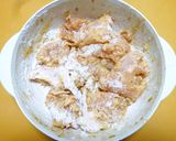 油はフライパン5mm！鶏むね肉の唐揚げ作り方7写真