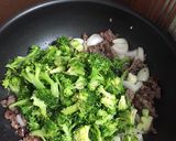 牛肉とブロッコリーとじゃがいもの甘辛炒め作り方9写真