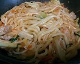 ☆辛味噌焼きうどん☆作り方4写真