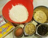 チョコナッツクッキー作り方1写真